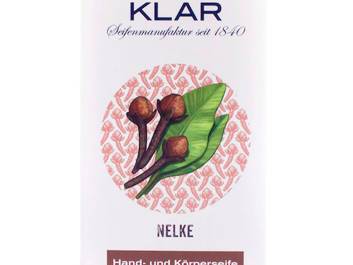 Nelken - Seife palmölfrei - Cosmos zertifiziert - KLAR 100 g