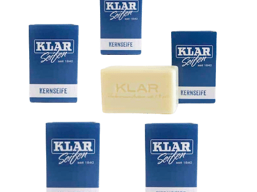 Set 5er Kernseife palmölfrei – Cosmos zertifiziert - Klar 5x 100 g