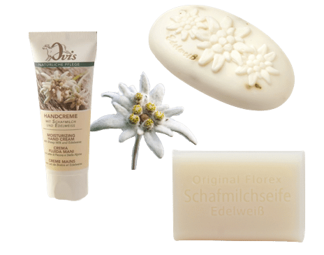 Edelweiss Set - Handcreme + Schafmilchseifen - Florex & Ovis