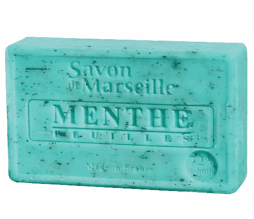 Savon-de-Marseille-mit-Minzeblaettchen-Marseiller-Seife-100-g