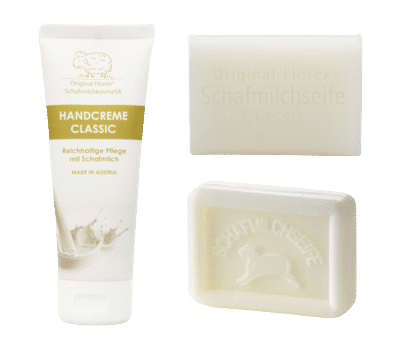 Classic Set – Handcreme + Schafmilchseifen – Florex & Ovis