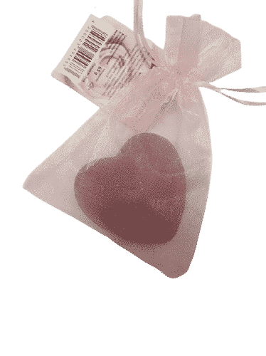 Schafmilchseife Rose pink im Organzasäckchen