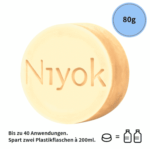Sensitiv - 2 in 1 festes Shampoo + Conditioner - Niyok 80 g