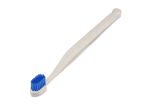 Bio Zahnbürste für Erwachsene blau
