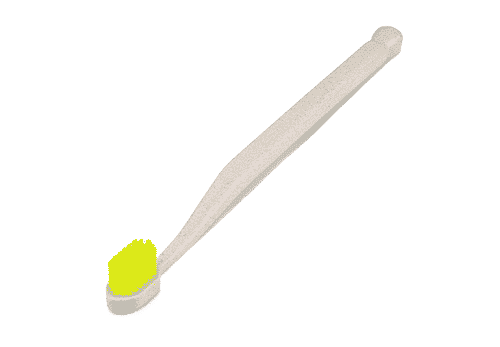 Bio Zahnbürste für Erwachsene gelb