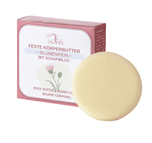 Feste Körperbutter Blumenfein - Ovis 50 g