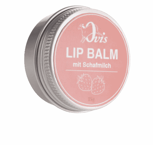 Lippenbalsam mit Erdbeere und Schafmilch - Ovis 15 g
