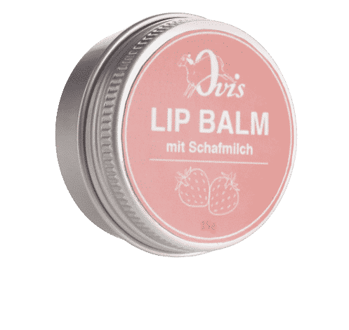 Lippenbalsam mit Erdbeere und Schafmilch - Ovis 15 g