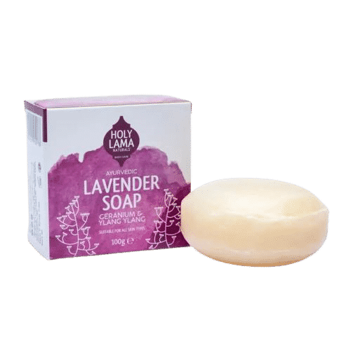 Lavendel Seife mit Geranium & Ylang Ylang - Holy Lama 100 g