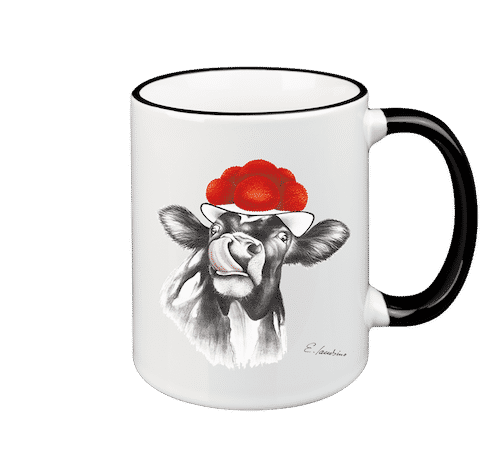 Tasse - Kuh mit Zunge