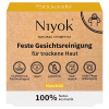 Feste Gesichtsreinigung - Mandelöl - Niyok 80 g