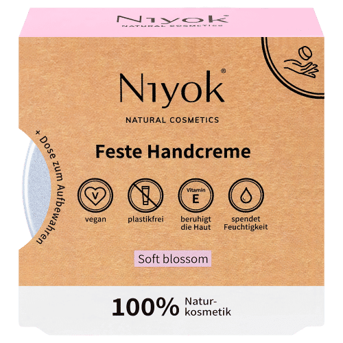 Feste Handcreme - Soft Blossom - Niyok 50 g