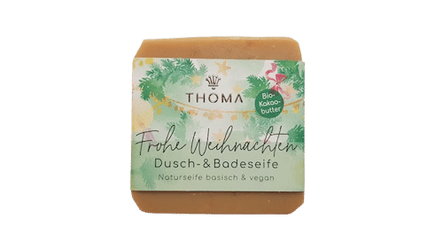 Naturseife mit Sheabutter - Frohe Weihnachten - Thoma 100 g