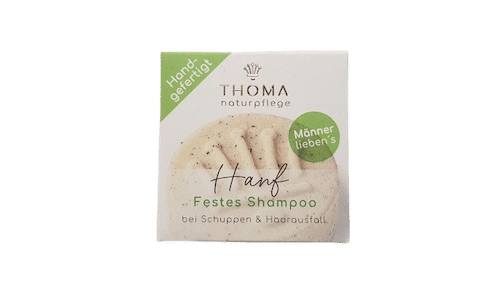 Festes Shampoo - Hanf mit Koffein - Thoma 55 g