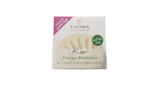 Festes Kurshampoo für strapaziertes Haar - Thoma 55 g