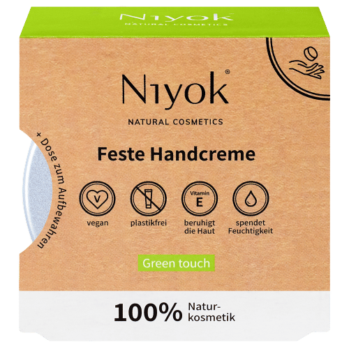 Feste Handcreme - Green Touch - Niyok 50 g
