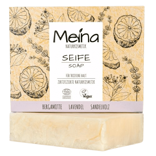 Seife mit Lavendel & Sandelholz - Meina 100 g