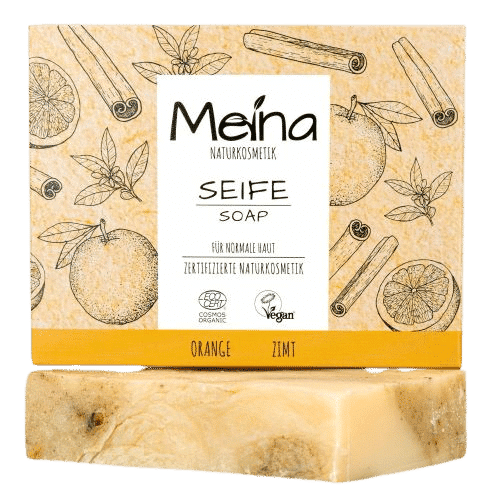 Seife mit Orange & Zimt - Meina 100 g