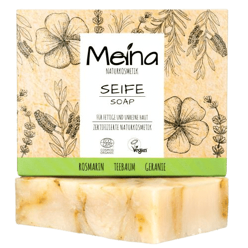 Seife mit Rosmarin & Teebaum - Meina 100 g