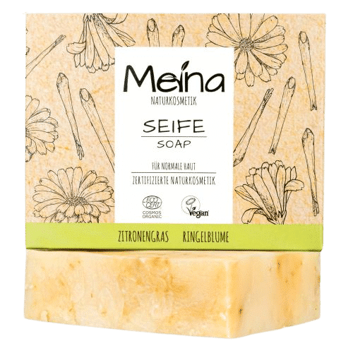 Seife mit Zitronengras & Ringelblume - Meina 100 g