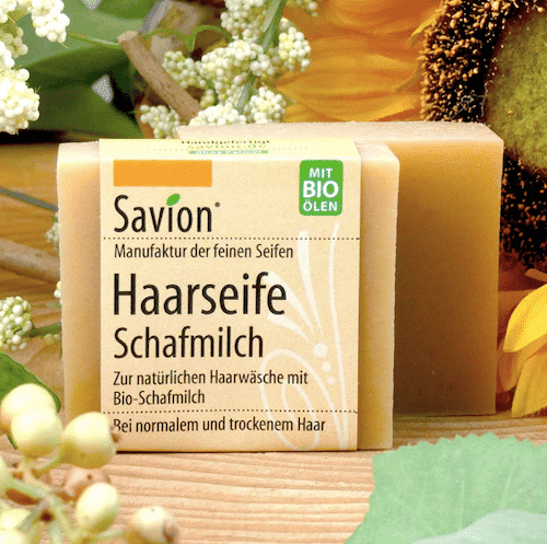 Haarseife mit Schafmilch