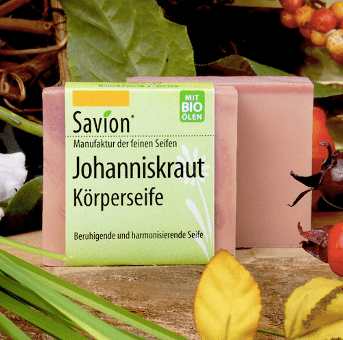 Seife mit Johanniskraut - Johanniskrautseife