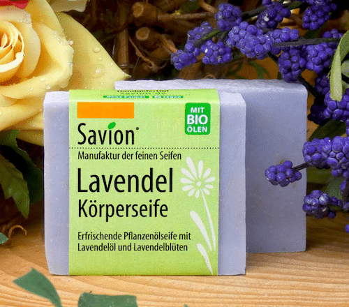 Seife mit Lavendel - Lavendelseife - Savion 80 g