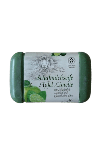 Schafmilchseife Apfel - Limette - Cosmos zertifiziert - Saling 100 g