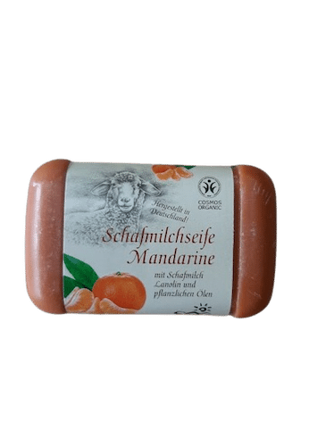 Schafmilchseife Mandarine - Cosmos zertifiziert - Saling 100 g