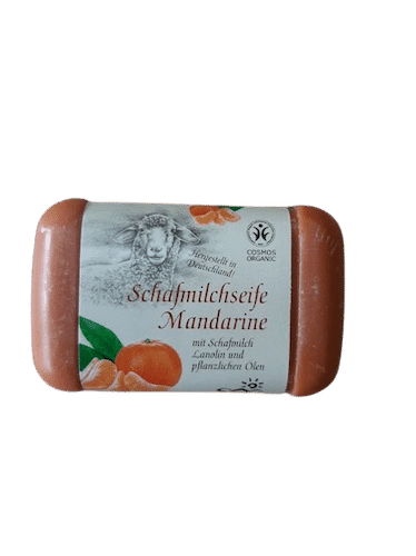 Schafmilchseife Mandarine - Cosmos zertifiziert - Saling 100 g